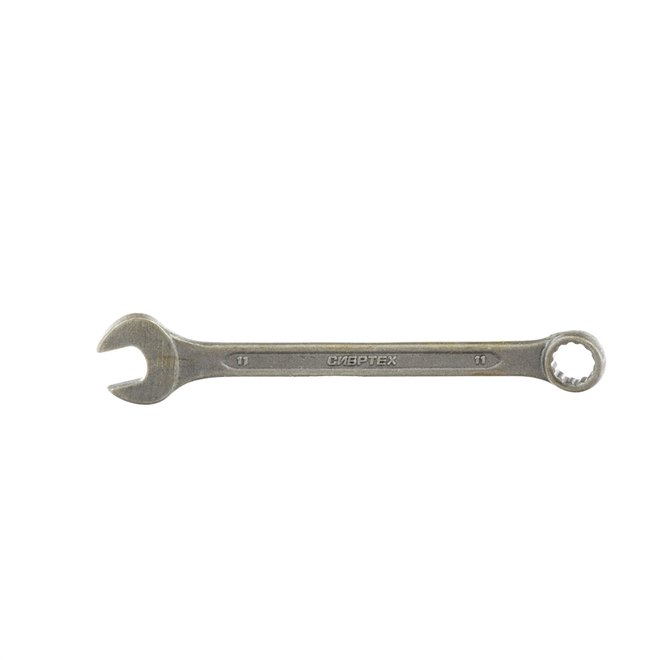 Ключ комбинированный 11мм, фосфатированный, CrV, "СИБРТЕХ" /14906