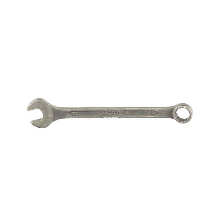 Ключ комбинированный 12мм, фосфатированный, CrV, "СИБРТЕХ" /14907