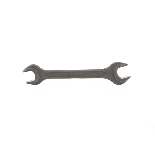 Ключ рожковый, 27 х 30 мм, CrV, фосфатированный, "СИБРТЕХ" /14331