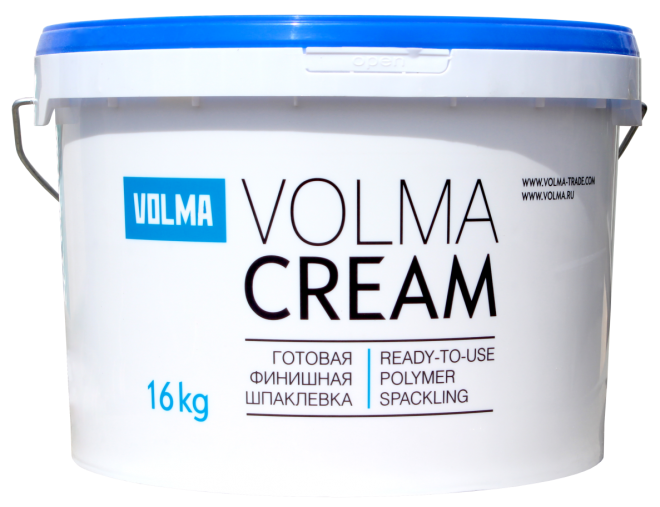 Волма Volma Cream Готовая полимерная финишная шпаклевка 16кг (33шт/под)