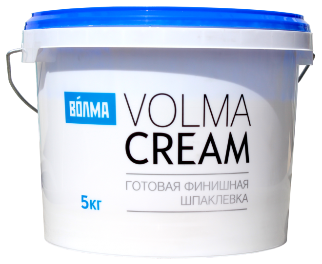 Готовая финишная шпаклёвка VOLMA Cream 5кг