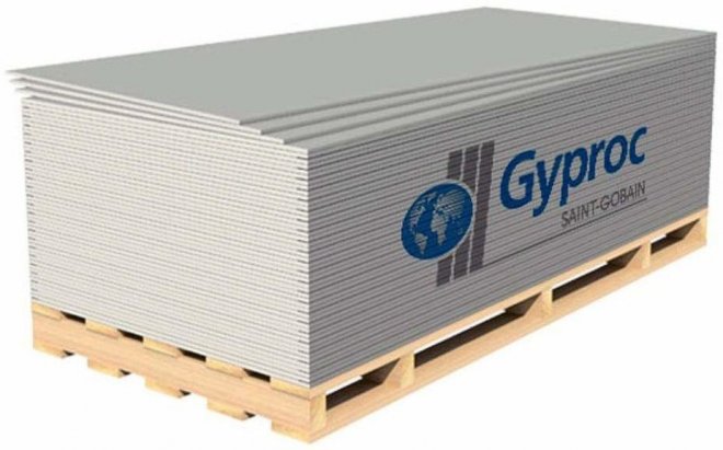 Гипсокартонный лист ГКЛ Gyproc Оптима 2500x1200x12.5 мм /арт. 88628