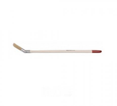 Кисть радиаторная 40 мм натуральная щетина, нержавеющий обжим, деревянная ручка