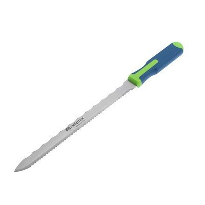Нож, 420 мм, для резки теплоизоляц, панелей, 2-стороннее лезвие - 280 мм, обрезин. рукоятка, "СИБРТЕХ" /79027