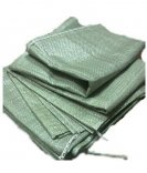 Мешки для строительного мусора, зеленые, 55х95 см /170602